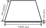 Лист нержавеющий  0,8х1000х2000 мм.  AISI 304 (08Х18Н10) холоднокатаный,  шлифованный